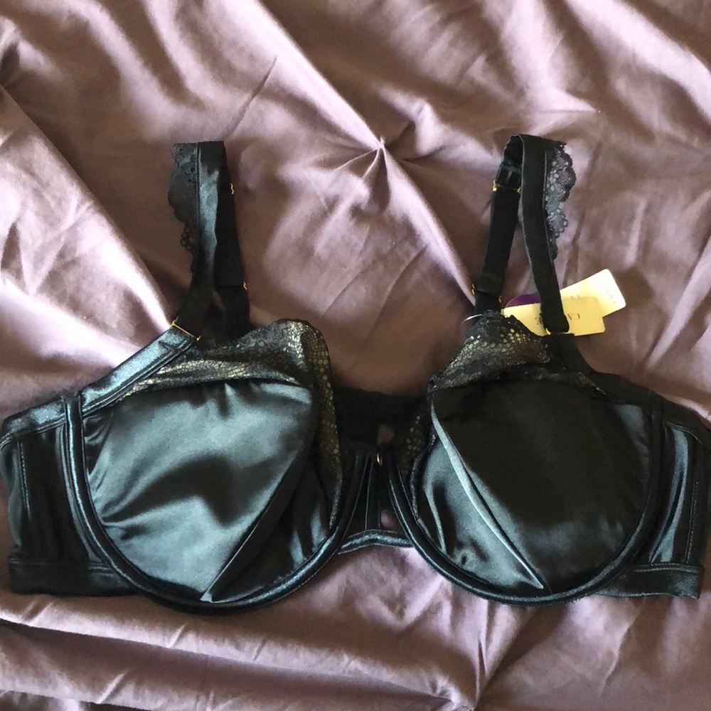 Sexy 44D Cacique Balconette lace/ mesh details NWT